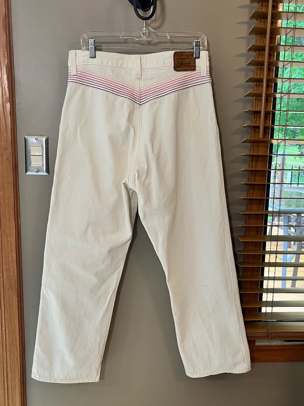 Levi's Chasing Rainbows Ribcage Straight Ankle Highrise Jeans Size 31 View 5